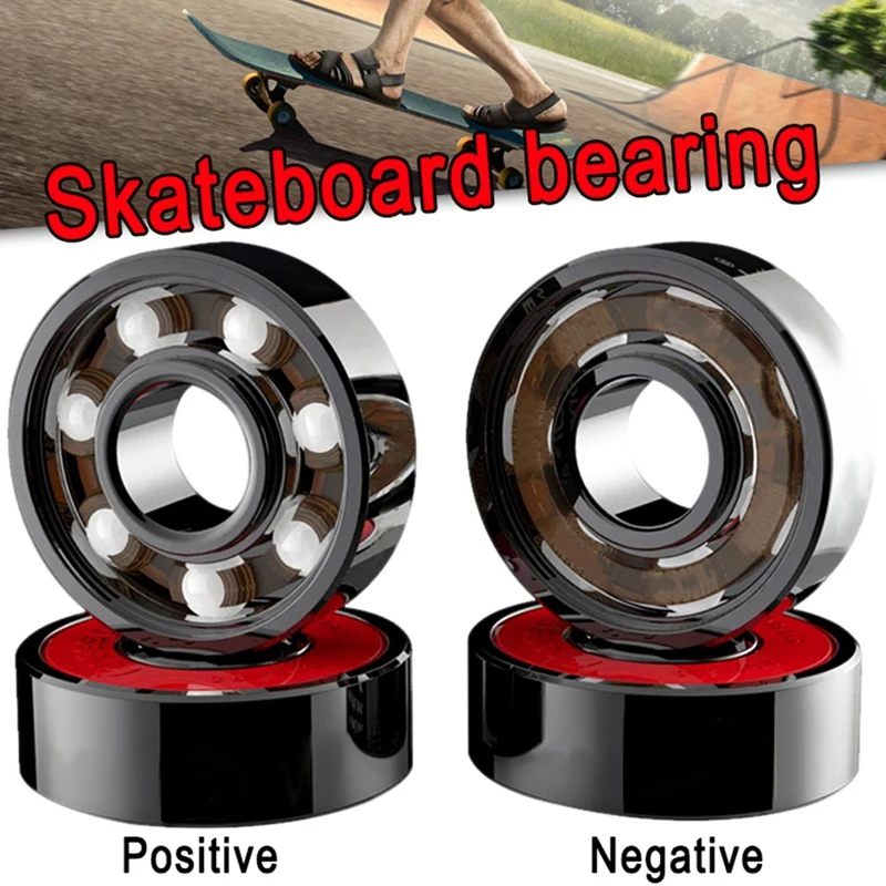 16 Pcs Ceramic Bearings High Speed Wear Resistant For Skate Skateboard Wheel - Image 2