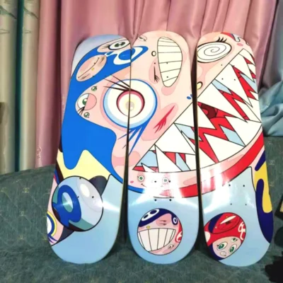 TM/KK Skateboard Deck Modern Canada Maple. Pendant Decoration Three Color Collect Art. Fashion Brand. International Japan Style