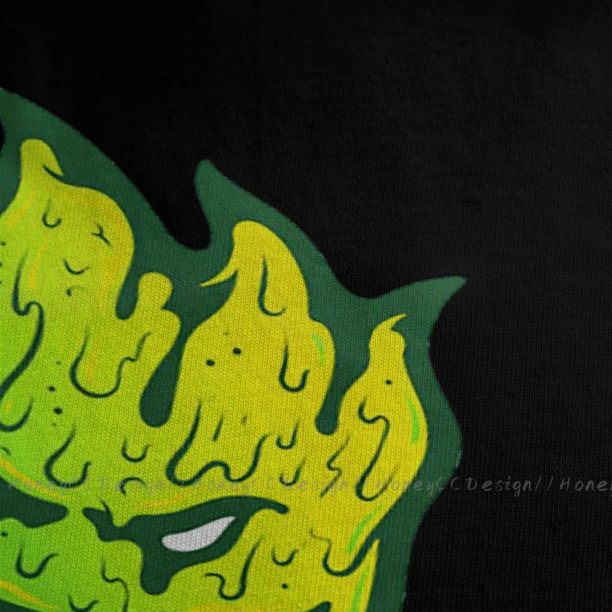 Spitfire Cool Skate Green Slime Fuuny Print Cotton T-Shirt Camiseta Hombre For Men Fashion Streetwear Shirt Gift - Image 6