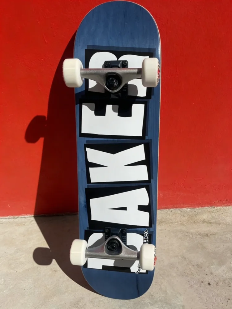 Brand Skateboards Baker Skateboard Longboard Complete for Beginners Smooth Riding for Street Park 8 Inch Double Kick Adult Board