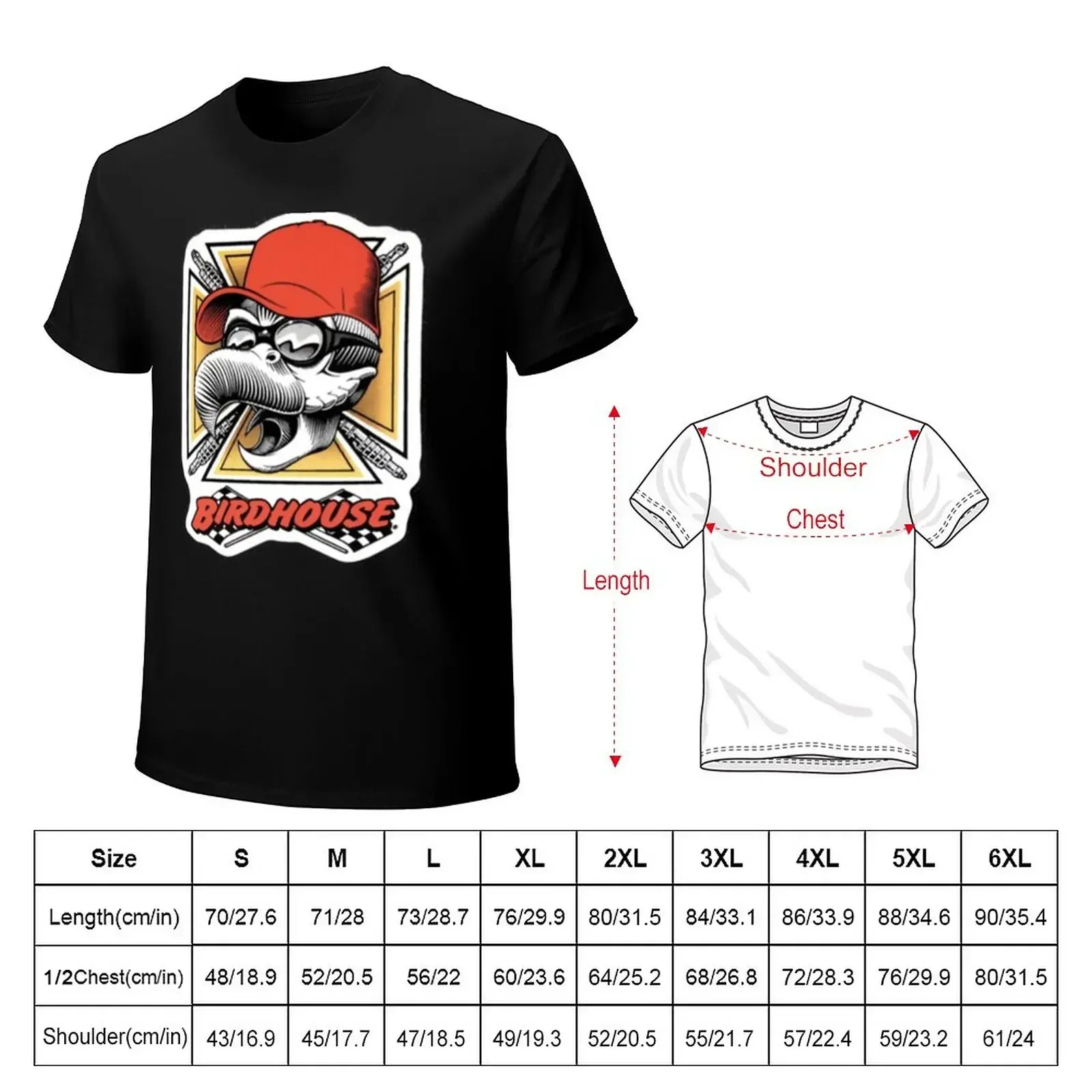 Vintage Birdhouse Tony Hawk Bird House Hook Ups Skate Brand Cartoon Hookups Hook-Ups Grim Reaper(1) T-Shirt - Image 8
