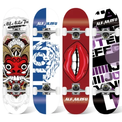 Cheap Wholesale Design Your Own Custom Maple Wood Professional Skate Board Complete Skateboards