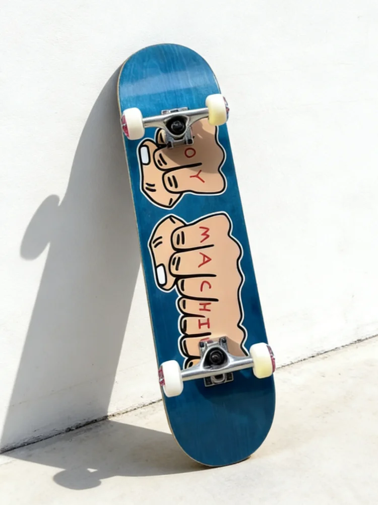 Brand Skateboards Toy Machine Skateboard 8 Inch Double Kick Skateboard Complete Maple Double Concave Deck Double Kick Skateboard