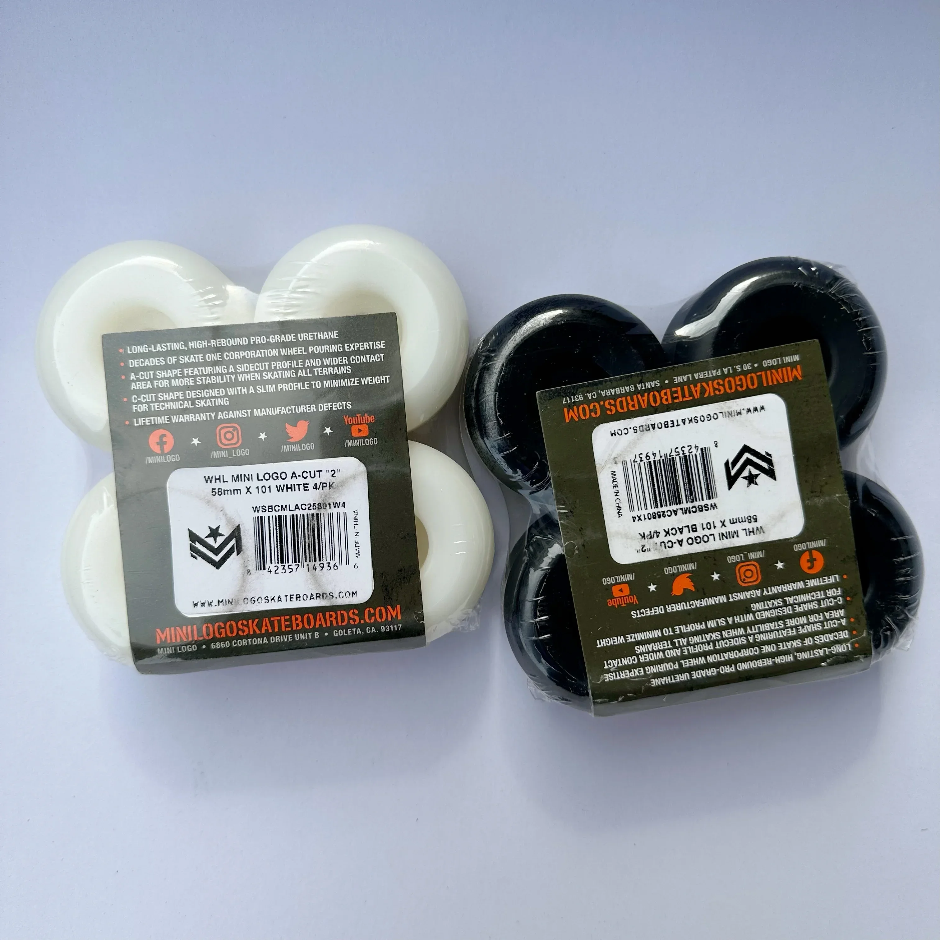 58MM MIMILOGO skateboard wheels full conical shape 101A good quality pu polyurethane skate wheel - Image 10