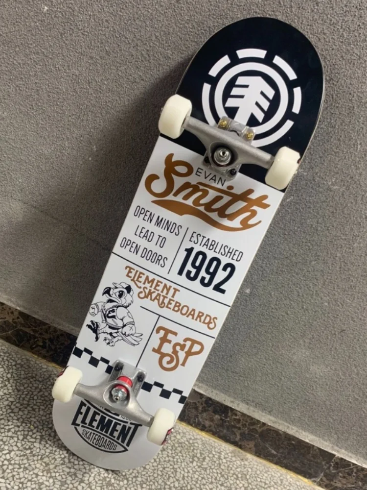 Skateboards Element Skateboard Longboard Complete Street Skateboard Double Kick Skateboard Complete Maple Double Concave Deck
