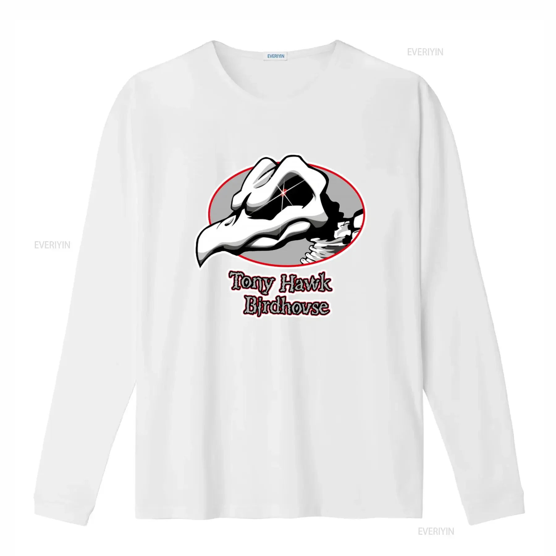 BIRDHOUSE TONY HAWK Print T Shirt Stylish Unique Design for Skateboarding Fans vintage Washed homme Versatile Casual - Image 10
