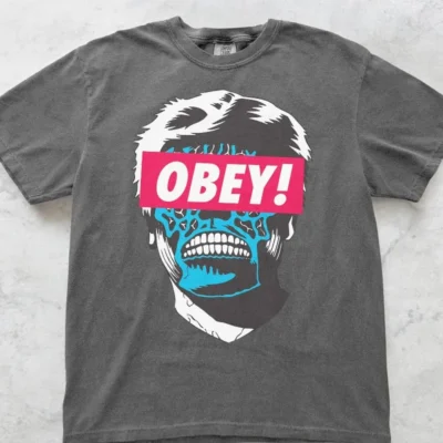 Obey Them Movie T-shirt, Retro 80s Sci-fi Men's T-shirt, Summer New Unisex Casual Fashion Cotton T-shirt