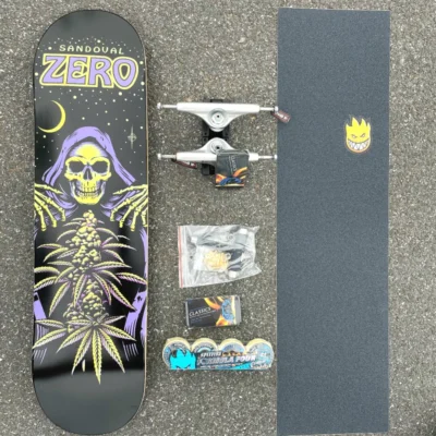 Zero 7-Layer Canadian Maple Color Professional Skateboard Complete Double Rocker 7.75/7.8/8.0/8.125/8.25/8.375/8.5 Inch Size