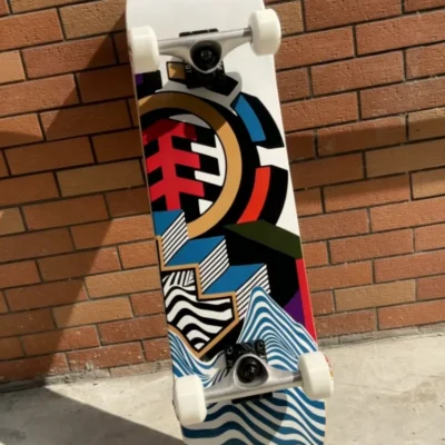 Brand Skateboards Element Skateboard 8 Inch Double Kick Skateboard Street Skateboard Reinforced Maple Deck Street Skateboard