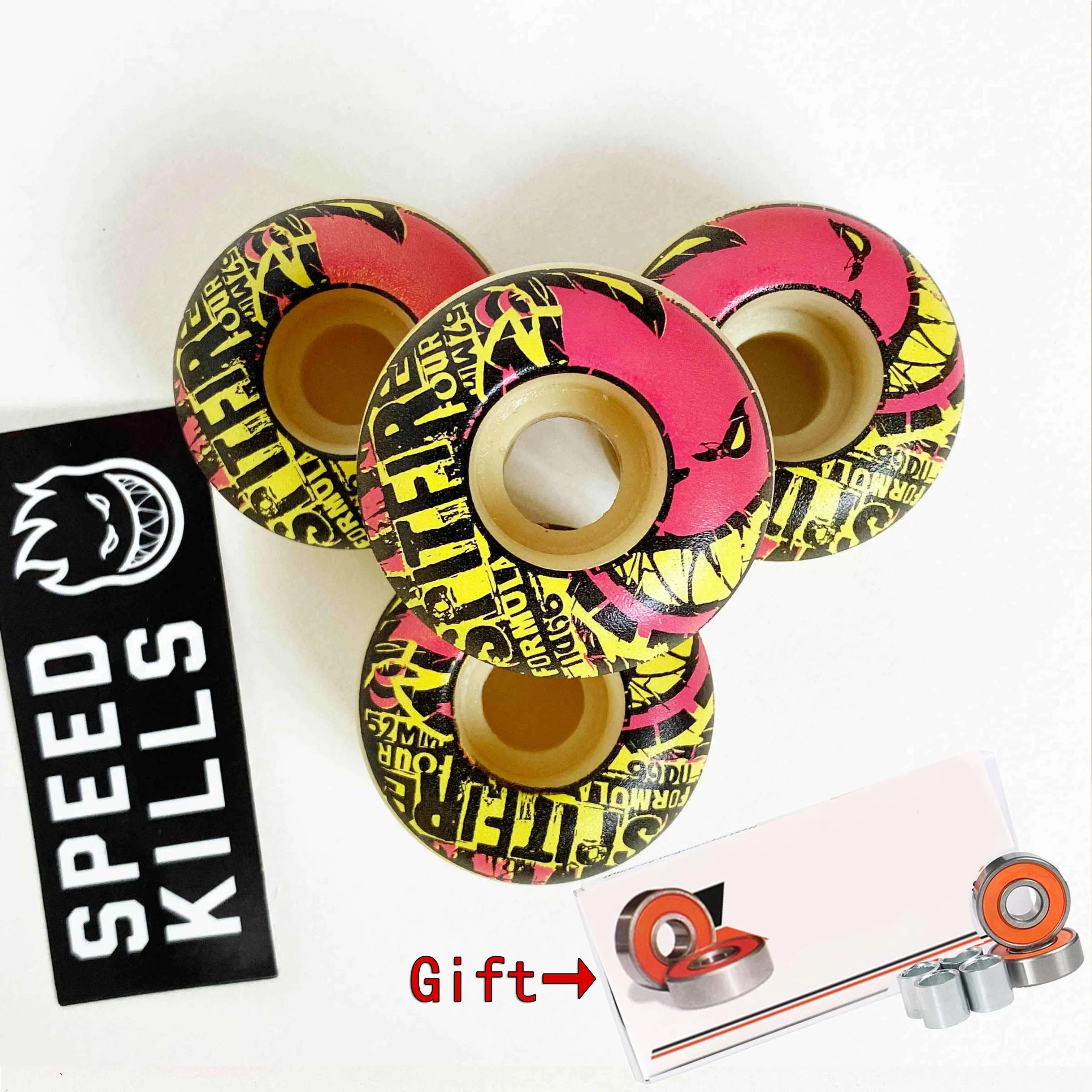 original Spitfire skateboard wheels 52mm 101duro 53mm 54mm 56mm 99duro 80HD skateboard wheel for skateboard MAVEN Bearing - Image 2
