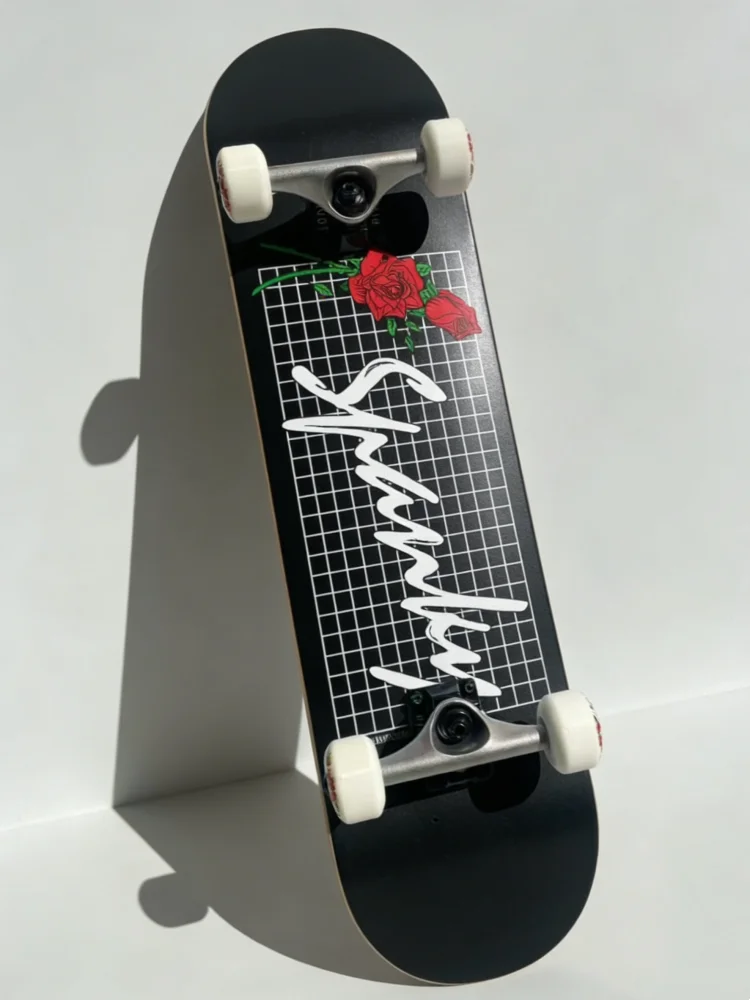Brand Skateboards Baker Skateboard Longboard Complete 8 Inch Double Kick Skateboard for Beginners Smooth Riding for Street Park