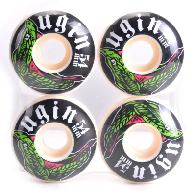 Skateboard wheels 54*32mm, suitable for professional skateboarding tricks, 4-pack, PU wheels, high-performance, suitable for var