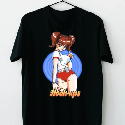Hook-Ups Skateboard Walkman Girl T-Shirt