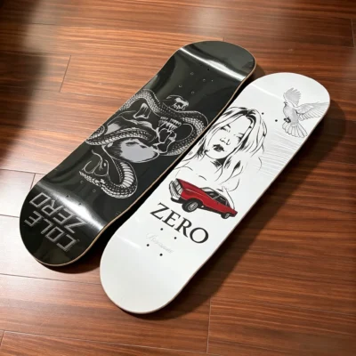 Made with 100% Canadian Maple, Skateboard - 7 Ply Construction, Double Rocker, Size Options: 7.75/8.0/8.25/8.5 Inch