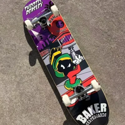 Brand Skateboards Baker Skateboard RReinforced Maple Deck Skateboard Adult Skateboard Double Kick Skateboard Street Skateboard