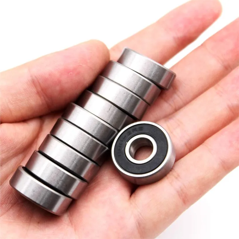 608 6200 6201 6202 6203 6204 6205 6206 6207 6208 RS 2RS Skateboard Double Shielded Ball Bearings Small Bearing Replacement Parts - Image 10