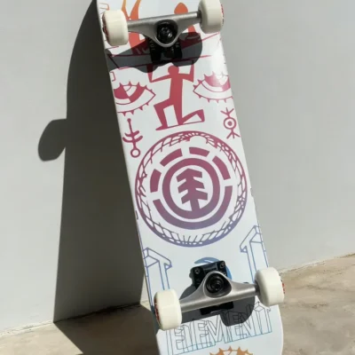 Brand Element Skateboard Longboard Complete 8 Inch Double Kick Skateboard Complete Maple Double Concave Deck Adult Skateboard