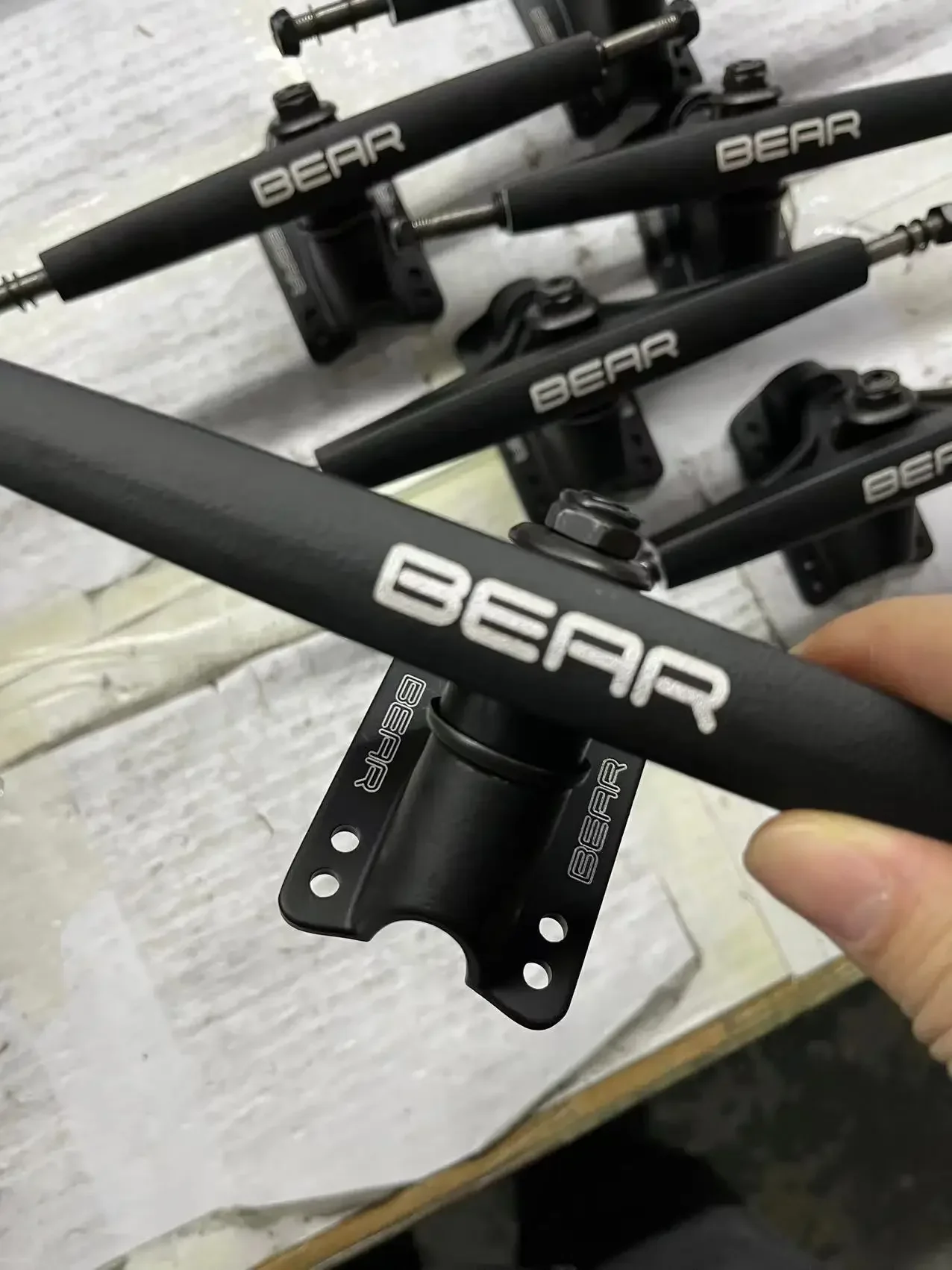 BERR 180mm 7inch longboard trucks V3 50degrees skateboard truck very good quality super bushings - Image 4