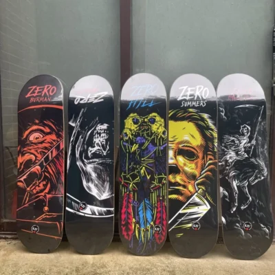 ZERO skateboard deck 100% canada maple and griptape more size 7.75/8.0/8.25/8.5 inches pro skate original skateboard parts
