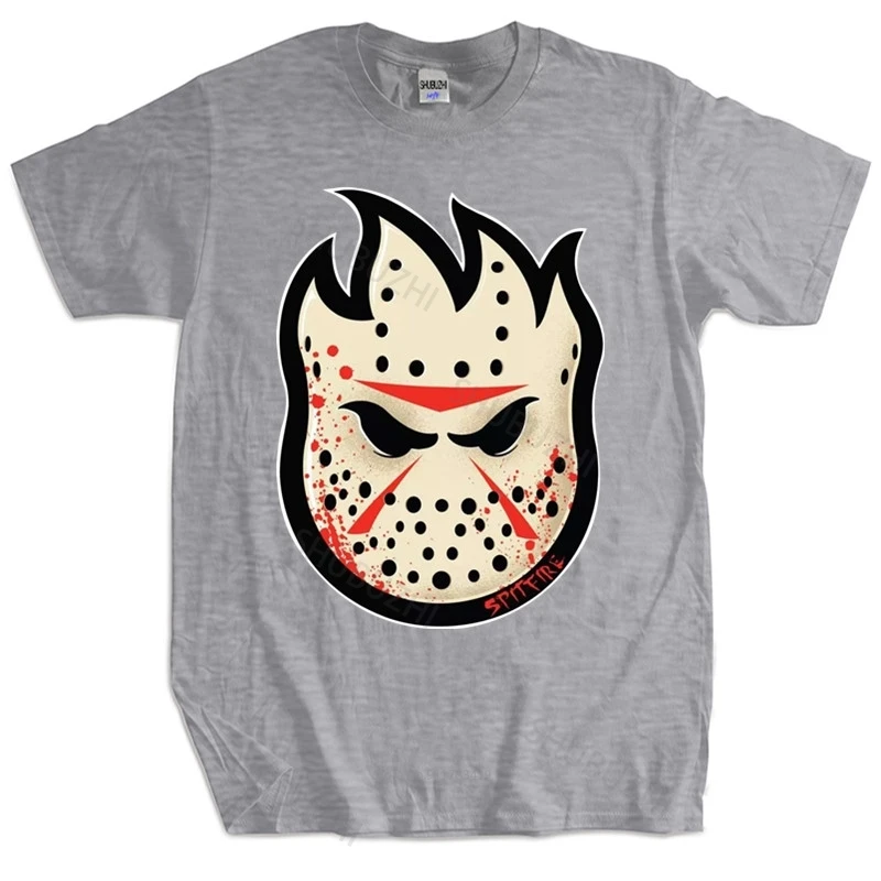 Male Black Tshirt Spitfire Fireball Horror Bighead Personality Originality Fashion Unisex Teeshirt Euro Size men cotton top tees