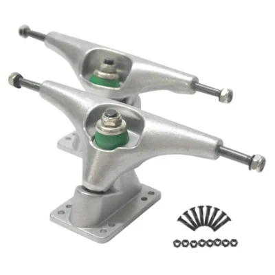 6.25in Surfskate Bridge Skateboard Trucks Surf Bridge Silver Singleboard Trucks Skateboard Bridge Aluminium Alloy Truck
