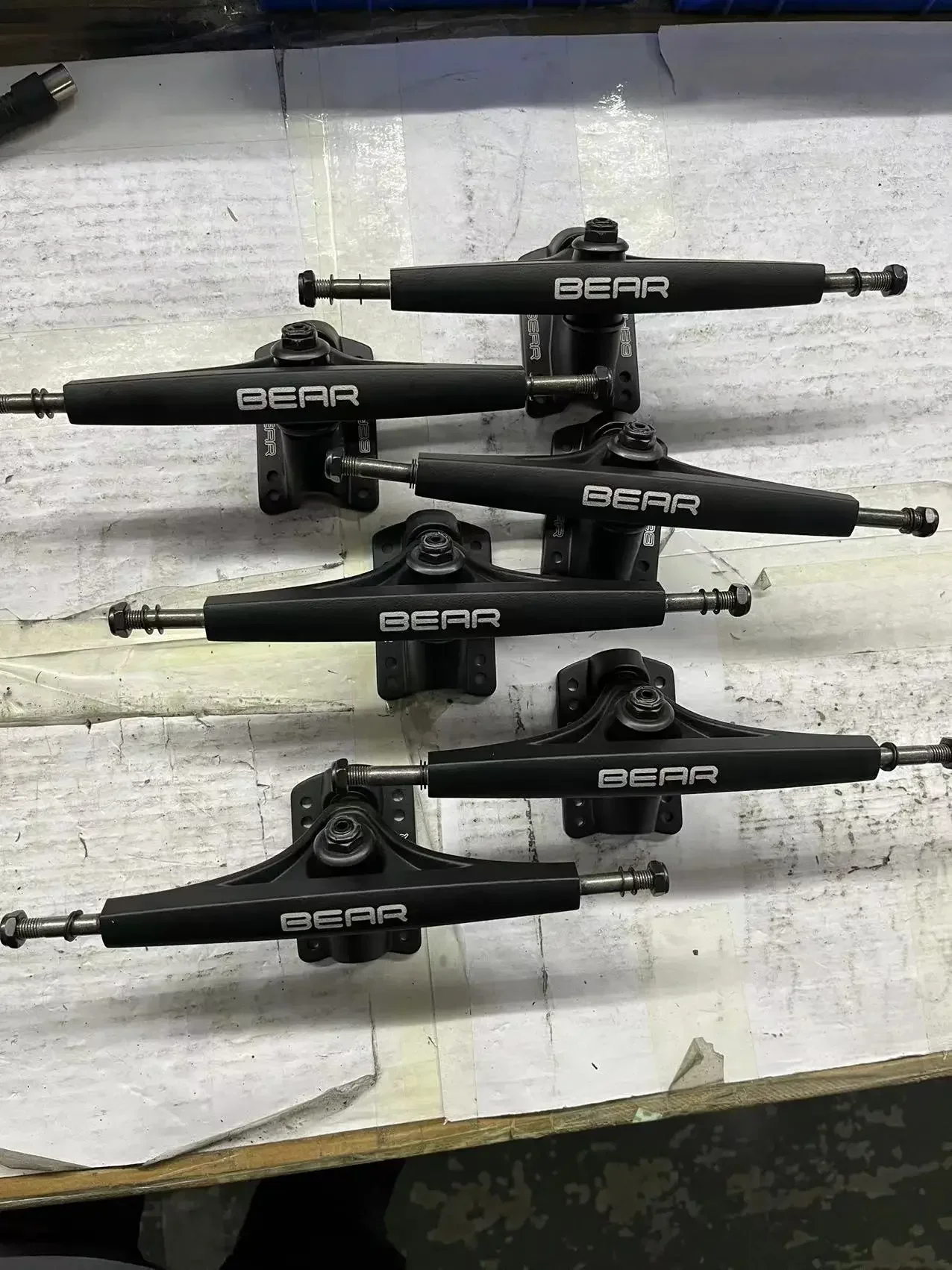 BERR 180mm 7inch longboard trucks V3 50degrees skateboard truck very good quality super bushings - Image 2