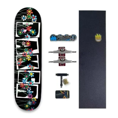 Baker Thrash Skateboard Double RockerSets Complete Pro 100% Canada Maple Deck 7.75/8.0/8.25/8.5 Inch 7 Ply Cold Pressing